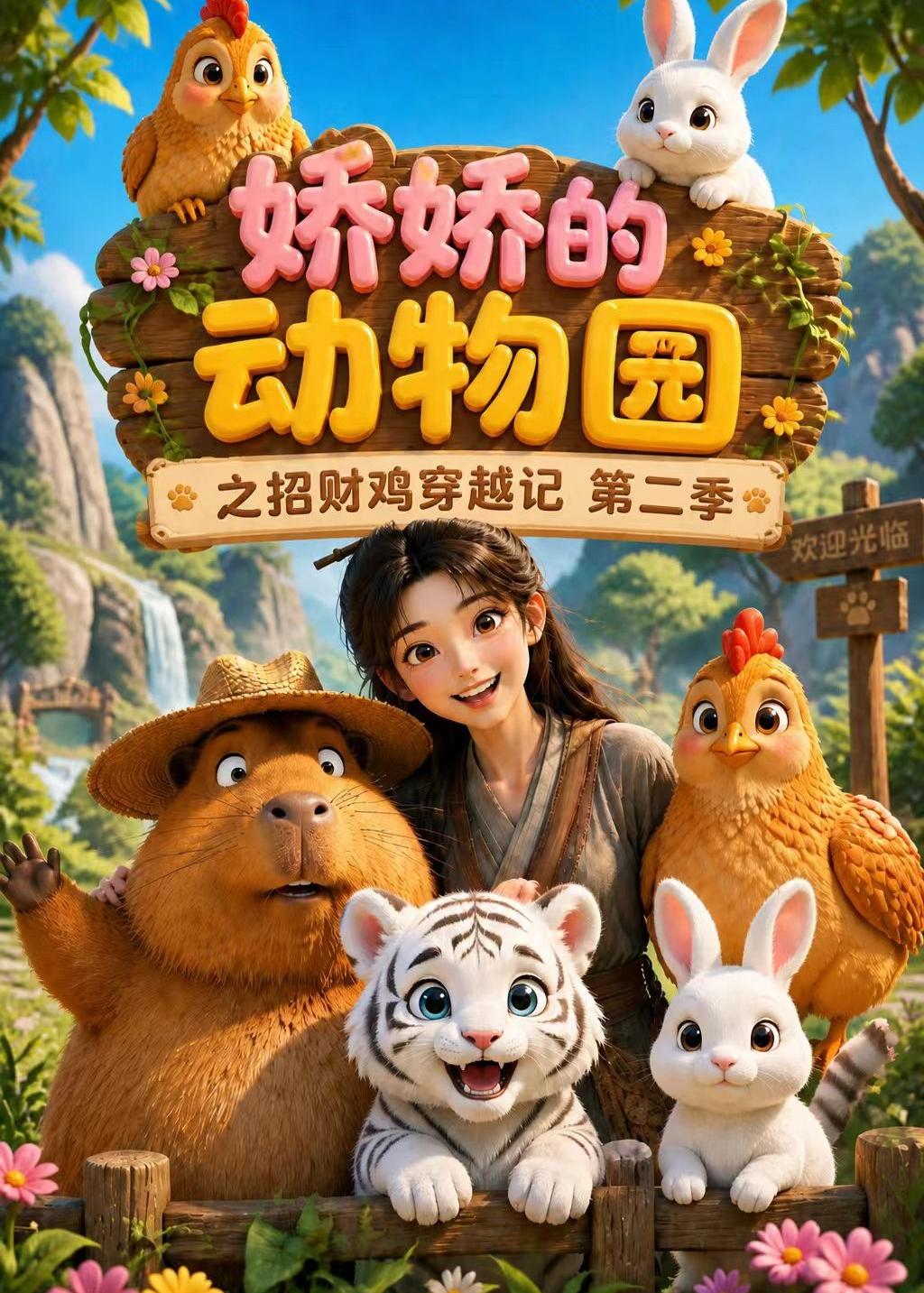娇娇的动物园之招财鸡穿越记第二季（4K）