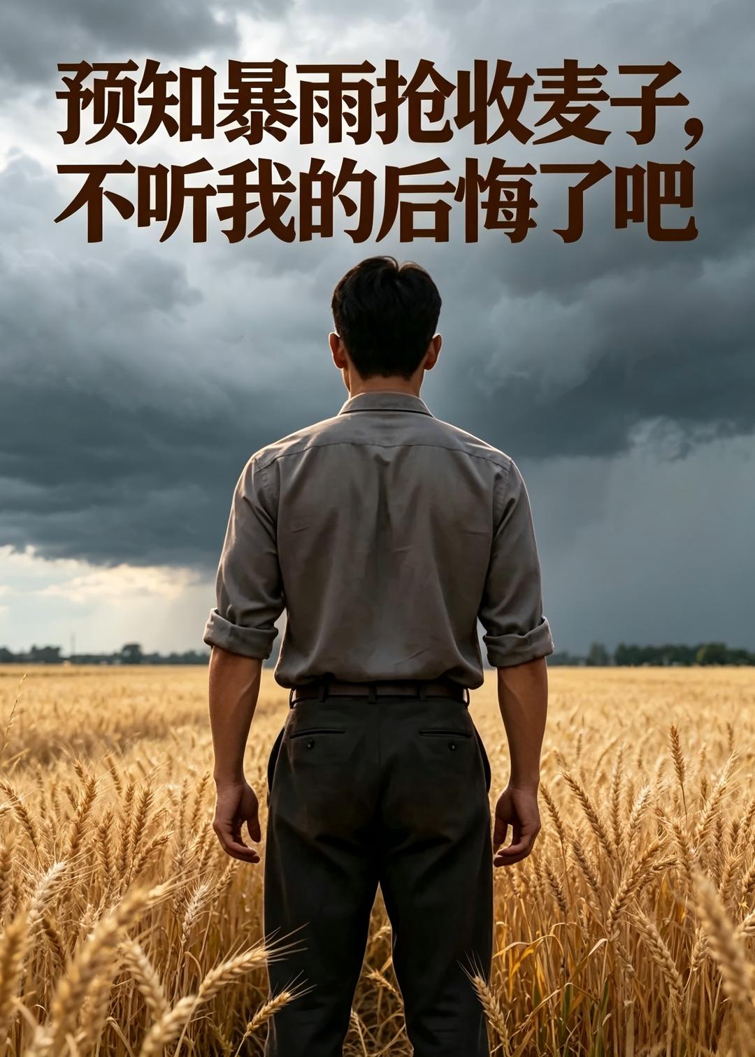 预知暴雨抢收麦子不听我的后悔了吧（蓝光）