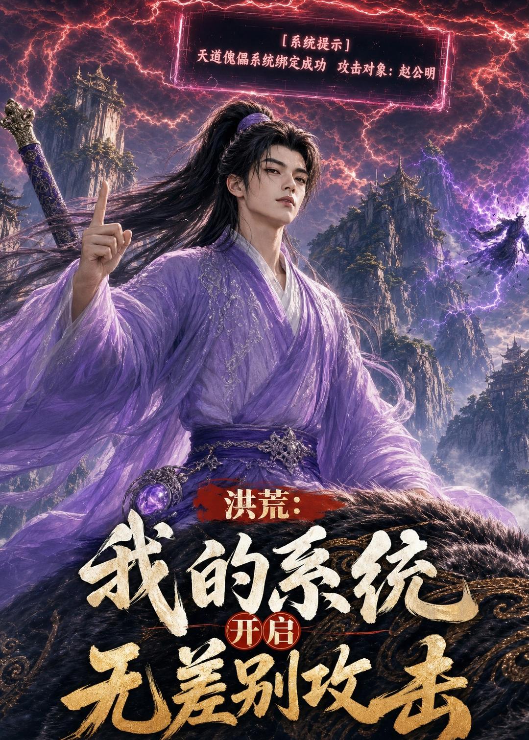 洪荒我的系统开启无差别攻击（蓝光）