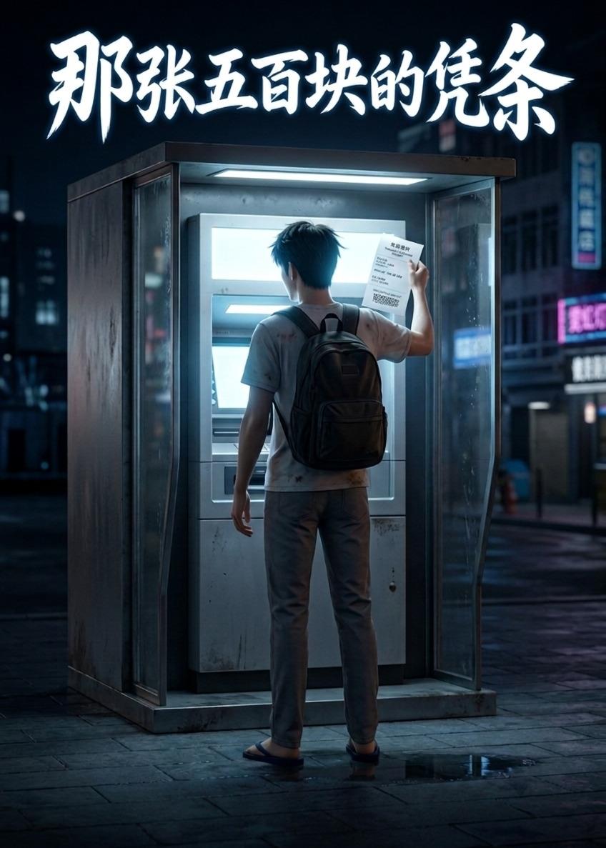 那张五百块的凭条（蓝光）