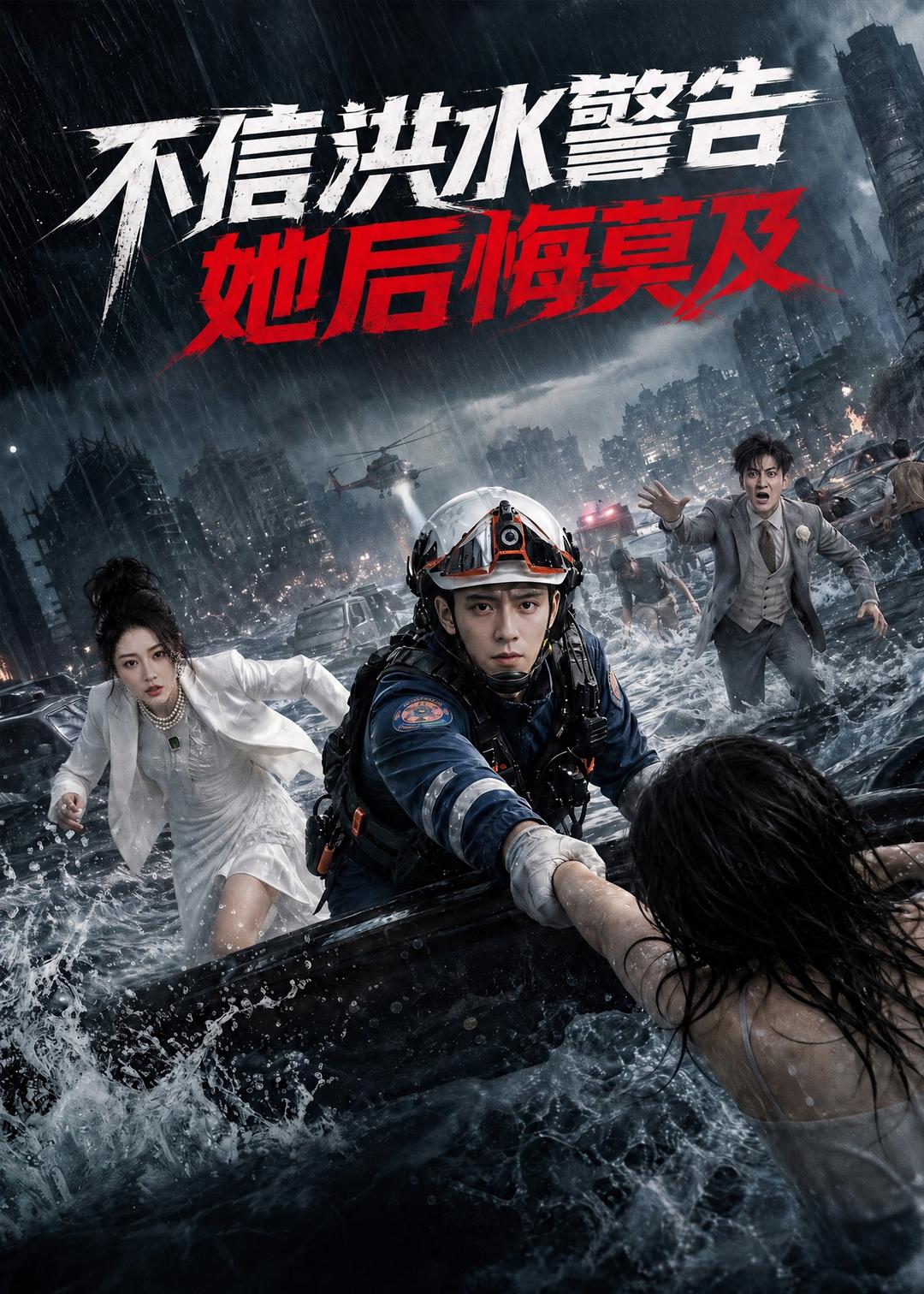 不信洪水警告她后悔莫及（蓝光）