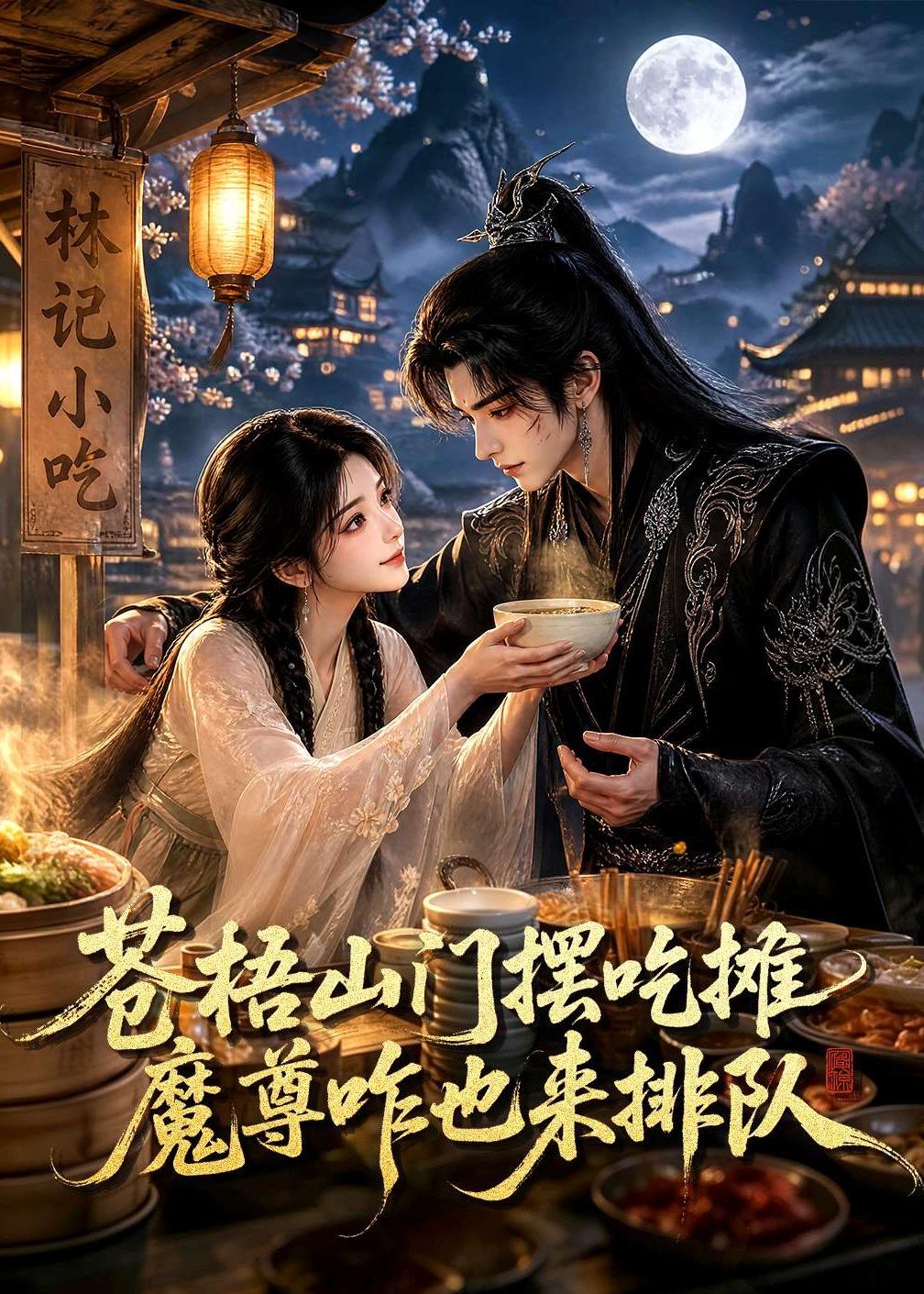苍梧山门摆摊吃摊魔孽咋也来排队（蓝光）