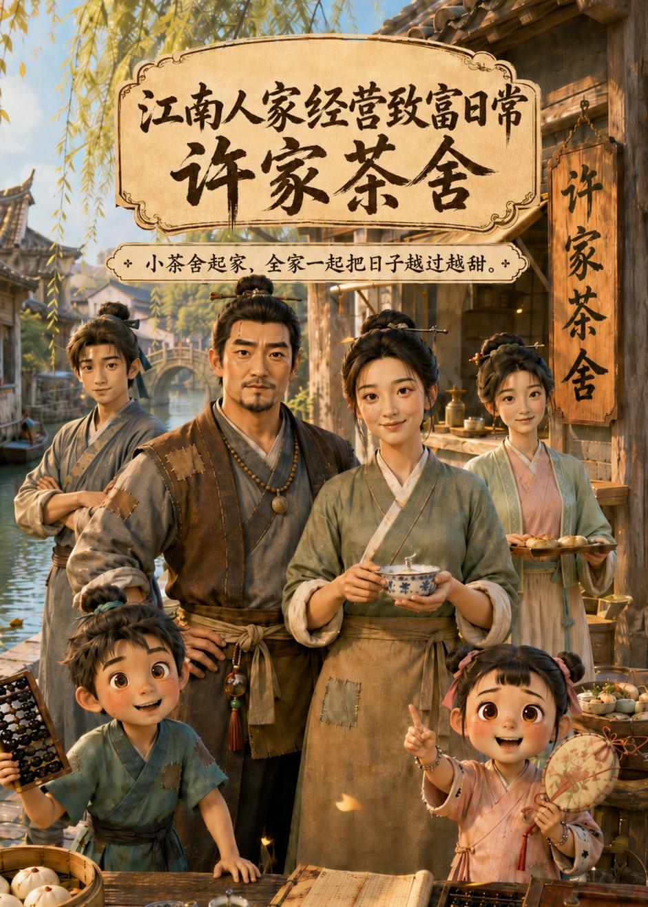 江南人家经营致富日常许家茶舍（1080）