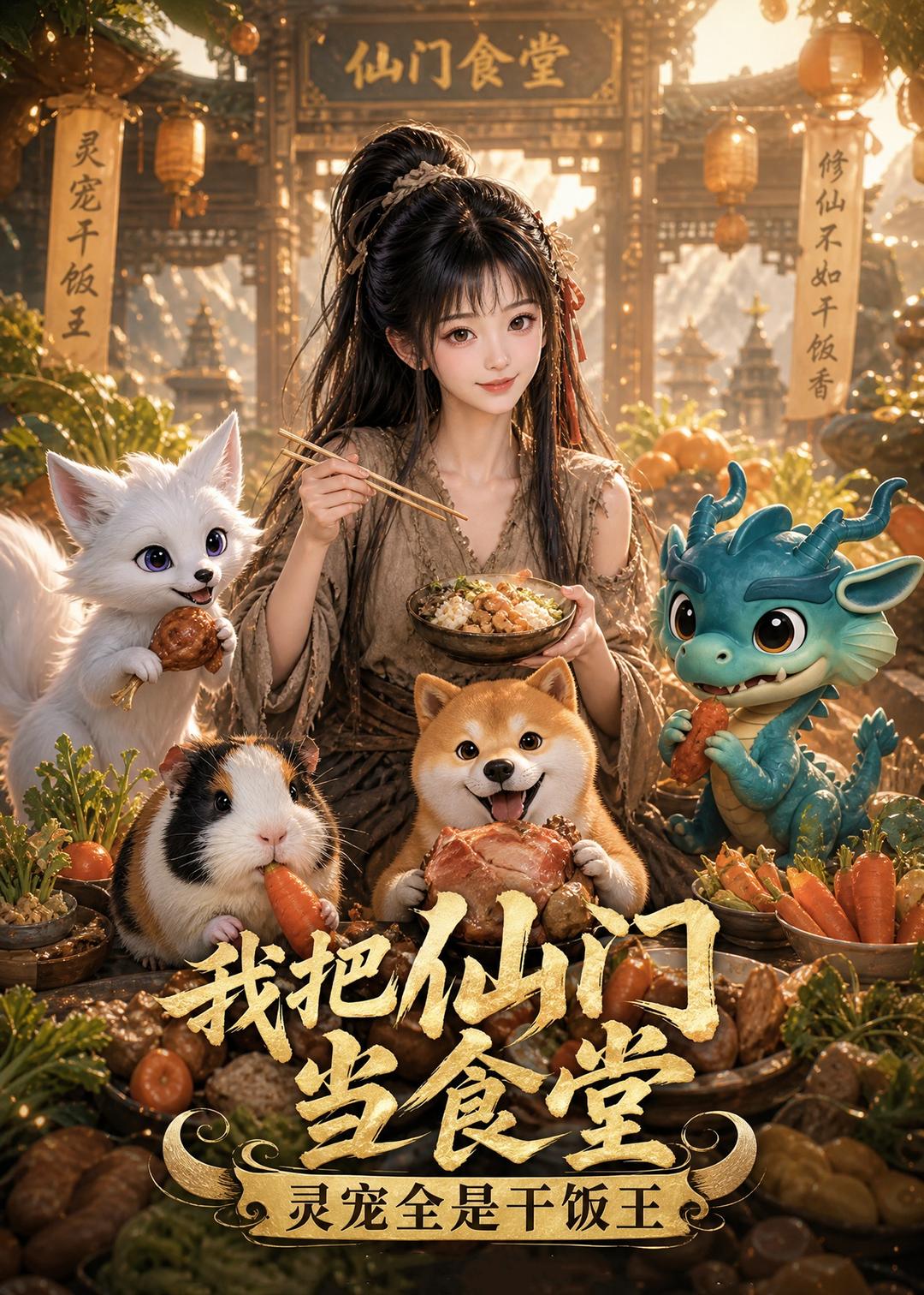 我把仙门当食堂灵宠全是干饭王（蓝光）