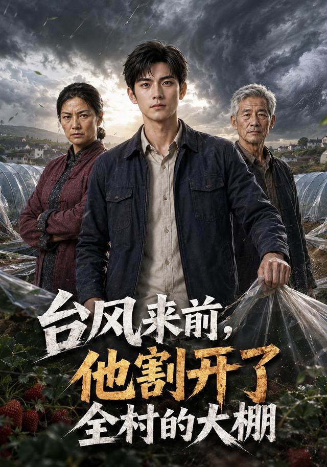 台风来前他割开了全村的大棚(蓝光)